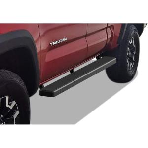 imageAPS Running Boards Style Compatible with Toyota Tacoma 20052023 Extended Access Cab Nerf Bars Side Steps Side BarsStainless Steel Black