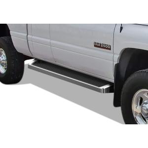 imageAPS Silver Running Board Style Running Boards Nerf Bars Side Steps Compatible with Dodge Ram 1500 19942001 Club Cab ampamp Ram 2500 3500 19942002 Exclude 02 Body Style Sold in 01Aluminum Silver