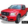 imageAPS Black Running Boards Style Compatible with Ford F150 20042008 SuperCrew Cab Nerf Bars Side Steps Side BarsAluminum Silver