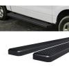 imageAPS Black Running Boards Style Compatible with Ford F150 20042008 SuperCrew Cab Nerf Bars Side Steps Side BarsBlack