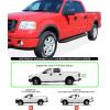 imageAPS Black Running Boards Style Compatible with Ford F150 20042008 SuperCrew Cab Nerf Bars Side Steps Side BarsBlack