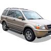 imageAPS Running Boards 5 inches Matte Black Compatible with Honda Pilot 20032008 ampamp Acura MDX 0206 Side Steps Side BarsAluminum Black