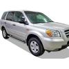 imageAPS Running Boards 5 inches Matte Black Compatible with Honda Pilot 20032008 ampamp Acura MDX 0206 Side Steps Side BarsAluminum Silver