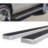 imageAPS Running Boards 5 inches Matte Black Compatible with Honda Pilot 20032008 ampamp Acura MDX 0206 Side Steps Side BarsAluminum Silver