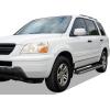 imageAPS Running Boards 5 inches Matte Black Compatible with Honda Pilot 20032008 ampamp Acura MDX 0206 Side Steps Side BarsAluminum Silver