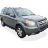 imageAPS Running Boards 5 inches Matte Black Compatible with Honda Pilot 20032008 ampamp Acura MDX 0206 Side Steps Side BarsBlack