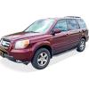 imageAPS Running Boards 5 inches Matte Black Compatible with Honda Pilot 20032008 ampamp Acura MDX 0206 Side Steps Side BarsPolished