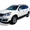 imageAPS Running Boards Nerf Bars Side Steps Step Bars Compatible with Chevy Traverse 20072017 ampamp Buick Enclave 20072009 Exclude Denali Silver Running Board StyleAluminum Silver