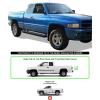 imageAPS Running Boards Nerf Bars Side Steps Step Bars Compatible with Dodge Ram 1500 19942001 Club Cab ampamp Ram 2500 3500 19942002 Exclude 02 Body Style Sold in 01 Black Running Board StyleBlack