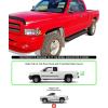 imageAPS Running Boards Nerf Bars Side Steps Step Bars Compatible with Dodge Ram 1500 19942001 Club Cab ampamp Ram 2500 3500 19942002 Exclude 02 Body Style Sold in 01 Black Running Board StyleAluminum Black