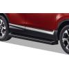 imageAPS Running Boards Nerf Bars Side Steps Step Bars Compatible with Honda Pilot 20162022 Silver Running Board StyleAluminum Black