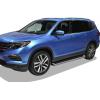 imageAPS Running Boards Nerf Bars Side Steps Step Bars Compatible with Honda Pilot 20162022 Silver Running Board StyleAluminum Silver