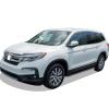 imageAPS Running Boards Nerf Bars Side Steps Step Bars Compatible with Honda Pilot 20162022 Silver Running Board StylePolished