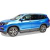 imageAPS Running Boards Nerf Bars Side Steps Step Bars Compatible with Honda Pilot 20162022 Silver Running Board StyleStainless Steel Polished