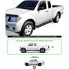 imageAPS Running Boards Nerf Bars Side Steps Step Bars Compatible with Nissan Frontier 20052025 King Cab ampamp Suzuki Equator 20052012 Extra Cab Silver Running Board StyleStainless Steel Black