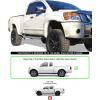 imageAPS Running Boards Nerf Bars Side Steps Step Bars Compatible with Nissan Frontier 20052025 King Cab ampamp Suzuki Equator 20052012 Extra Cab Silver Running Board StyleAluminum Silver