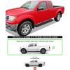 imageAPS Running Boards Nerf Bars Side Steps Step Bars Compatible with Nissan Frontier 20052025 King Cab ampamp Suzuki Equator 20052012 Extra Cab Silver Running Board StyleStainless Steel Black