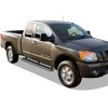 imageAPS Running Boards Nerf Bars Side Steps Step Bars Compatible with Nissan Frontier 20052025 King Cab ampamp Suzuki Equator 20052012 Extra Cab Silver Running Board StyleStainless Steel Polished