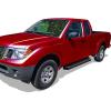 imageAPS Running Boards Nerf Bars Side Steps Step Bars Compatible with Nissan Frontier 20052025 King Cab ampamp Suzuki Equator 20052012 Extra Cab Silver Running Board StyleAluminum Black