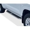 imageAPS Running Boards Nerf Bars Side Steps Step Bars Compatible with Nissan Frontier 20052025 King Cab ampamp Suzuki Equator 20052012 Extra Cab Silver Running Board StylePolished