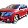 imageAPS Running Boards Nerf Bars Side Steps Step Bars Compatible with Nissan Pathfinder 20132021 Exclude Platinum ampamp Infiniti QX60 20132016 Silver Running Board StyleAluminum Silver