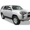 imageAPS Running Boards Nerf Bars Side Steps Step Bars Compatible with Toyota 4Runner 20102016 Trail ampamp 1724 TRD OffRoad ampamp 20142024 SR5 Silver Running Board StyleAluminum Black