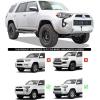 imageAPS Running Boards Nerf Bars Side Steps Step Bars Compatible with Toyota 4Runner 20102016 Trail ampamp 1724 TRD OffRoad ampamp 20142024 SR5 Silver Running Board StyleAluminum Silver