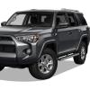 imageAPS Running Boards Nerf Bars Side Steps Step Bars Compatible with Toyota 4Runner 20102016 Trail ampamp 1724 TRD OffRoad ampamp 20142024 SR5 Silver Running Board StyleStainless Steel Polished