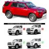 imageAPS Running Boards Nerf Bars Side Steps Step Bars Compatible with Toyota 4Runner 20102016 Trail ampamp 1724 TRD OffRoad ampamp 20142024 SR5 Silver Running Board StyleAluminum Black