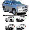 imageAPS Running Boards Side Bars Side Steps Compatible with Toyota 4Runner 20102013 SR5 ampamp 1024 Limited ampamp 1924 Nightshade Edition Silver Running BoardStainless Steel Polished