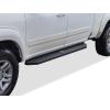 imageAPS Running Boards Side Bars Side Steps Step Bars Compatible with Toyota Tundra 20042006 Double Cab Black Powder Coated Running Board StyleAluminum Black