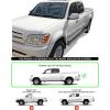 imageAPS Running Boards Side Bars Side Steps Step Bars Compatible with Toyota Tundra 20042006 Double Cab Black Powder Coated Running Board StyleStainless Steel Polished