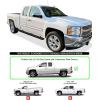 imageAPS Running Boards Style Compatible with Chevy Silverado GMC Sierra 1500 2500 19992006 Extended Cab ampamp 2500 HD 3500 ampamp 07 Classic 0106 Nerf Bars Side Steps Side BarsBlack
