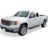 imageAPS Running Boards Style Compatible with Chevy Silverado GMC Sierra 1500 2500 19992006 Extended Cab ampamp 2500 HD 3500 ampamp 07 Classic 0106 Nerf Bars Side Steps Side BarsAluminum Black