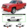 imageAPS Running Boards Style Compatible with Chevy Silverado GMC Sierra 1500 2500 19992006 Extended Cab ampamp 2500 HD 3500 ampamp 07 Classic 0106 Nerf Bars Side Steps Side BarsAluminum Black