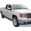 imageAPS Running Boards Style Compatible with Chevy Silverado GMC Sierra 1500 2500 19992006 Extended Cab ampamp 2500 HD 3500 ampamp 07 Classic 0106 Nerf Bars Side Steps Side BarsAluminum Black