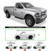 imageAPS Running Boards Style Compatible with Dodge Ram 1500 20092018 Regular Cab ampamp Ram 2500 3500 20102024 Nerf Bars Side Steps Side BarsPolished