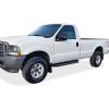 imageAPS Running Boards Style Compatible with Ford F250 F350 Super Duty 19992016 Regular Cab Nerf Bars Side Steps Side BarsAluminum Black