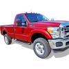imageAPS Running Boards Style Compatible with Ford F250 F350 Super Duty 19992016 Regular Cab Nerf Bars Side Steps Side BarsAluminum Silver