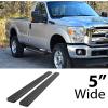imageAPS Running Boards Style Compatible with Ford F250 F350 Super Duty 19992016 Regular Cab Nerf Bars Side Steps Side BarsBlack