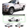 imageAPS Running Boards Style Compatible with Ford F250 F350 Super Duty 19992016 Regular Cab Nerf Bars Side Steps Side BarsStainless Steel Polished
