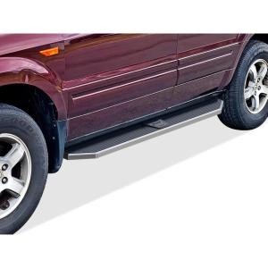 imageAPS Running Boards 5 inches Matte Black Compatible with Honda Pilot 20032008 ampamp Acura MDX 0206 Side Steps Side BarsPolished