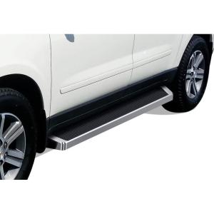 imageAPS Running Boards Nerf Bars Side Steps Step Bars Compatible with Chevy Traverse 20072017 ampamp Buick Enclave 20072009 Exclude Denali Silver Running Board StyleAluminum Silver