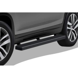 imageAPS Running Boards Nerf Bars Side Steps Step Bars Compatible with Honda Pilot 20162022 Silver Running Board StyleStainless Steel Black