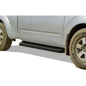imageAPS Running Boards Nerf Bars Side Steps Step Bars Compatible with Nissan Frontier 20052025 King Cab ampamp Suzuki Equator 20052012 Extra Cab Silver Running Board StyleAluminum Black
