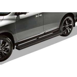 imageAPS Running Boards Nerf Bars Side Steps Step Bars Compatible with Nissan Pathfinder 20132021 Exclude Platinum ampamp Infiniti QX60 20132016 Silver Running Board StyleAluminum Black