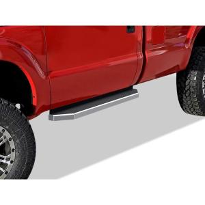 imageAPS Running Boards Style Compatible with Ford F250 F350 Super Duty 19992016 Regular Cab Nerf Bars Side Steps Side BarsPolished