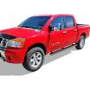 imageAPS Running Boards Nerf Bars Side Steps Step Bars Compatible with Nissan Titan 20042015 ampamp 20172025 Crew Cab ampamp Titan XD 1625 Black Powder Coated Running Board StyleAluminum Silver