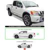 imageAPS Running Boards Nerf Bars Side Steps Step Bars Compatible with Nissan Titan 20042015 ampamp 20172025 Crew Cab ampamp Titan XD 1625 Black Powder Coated Running Board StyleAluminum Silver