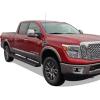 imageAPS Running Boards Nerf Bars Side Steps Step Bars Compatible with Nissan Titan 20042015 ampamp 20172025 Crew Cab ampamp Titan XD 1625 Black Powder Coated Running Board StyleAluminum Black